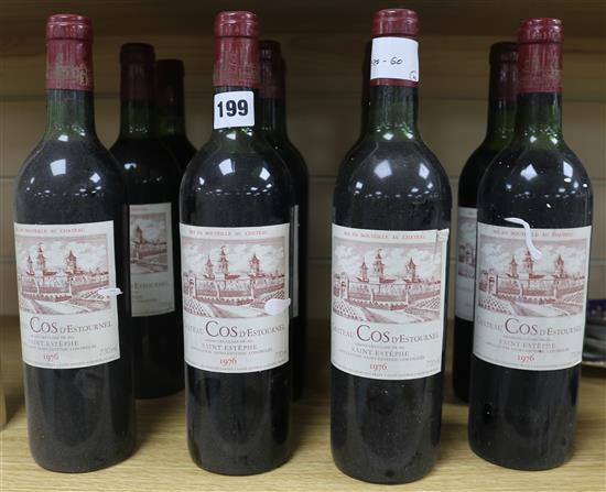 Eleven bottles of Cos DEstournel 1976